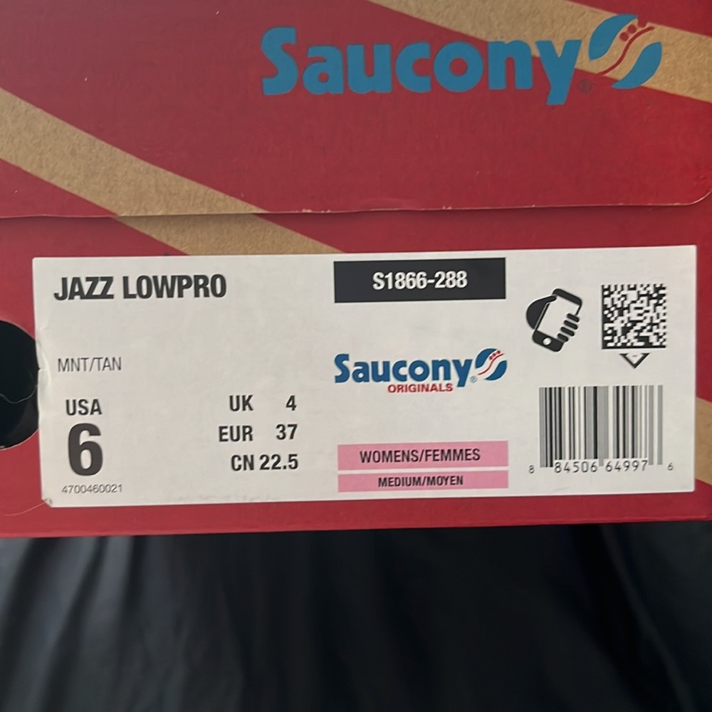 Saucony Mint Jazz Lowpro Sneakers - Picture 2 of 2
